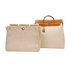 Herbag 39 In Vache Hunter/Toile Ecru/Naturel Sable, &pound;750, Handbags, Beige, Canvas, Other view